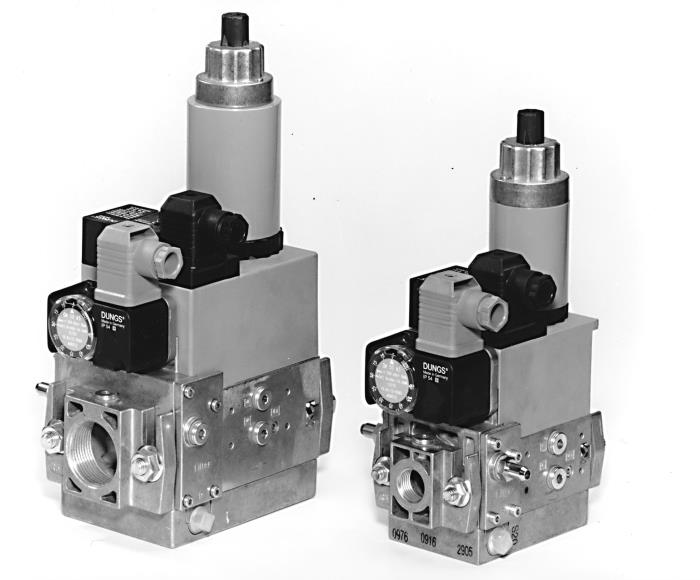 Dungs MB-ZRD (LE) 405-412 B01 Combined Regulator And Safety Shut Off Valves - Two Stage Function (High/low)